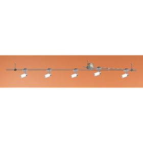 Eglo 87607A Drive, Nickel-Frosted sat, 5-Light Track Light Fixture by Eglo