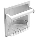 Mintcraft Wh Recess Soap Hldr/Grab Bar L770H-51-07