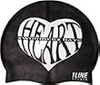 1Line Sports Have Heart Silicone Swim Cap