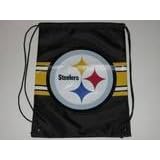 PITTSBURGH STEELERS Nylon Drawstring SACK / BACK PACK (14 inches by 18 inches)