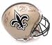 Drew Brees & Reggie Bush Hand Signed Autographed New Orleans Saints Full Size Riddell Football Helmet
