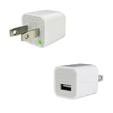 White USB Cable Power Adapter (Wall Charger Adaptor) for Apple iPod, iPhone, iPhone 3G, Touch, Shuffle, Nano, Classic