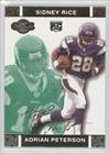 Adrian Peterson #216/249 Minnesota Vikings (Football Card) 2007 Topps Co-Signers Green Changing Faces Gold #70
