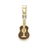Buy 14k Enamel Guitar Pendant