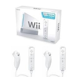 Nintendo Wii Friends Bundle - With 5 Great Sports Games and 4 Controllers
