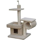 PetPal Beige Square Shaped Cat Tree-