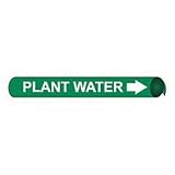 Precoiled And Strap-On Pipe Marker - Plant Water
