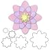 Bosskut - Personal Die Cutting Machine - Die Cutting Template - Design A Flower - Flowers 5 Sizes