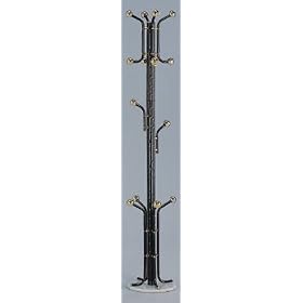 Black Metal Coat & Hat Rack