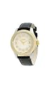 Timex T2K911 Mens Wristwatch Black Genuine Leather Band with Silver-Tone Buckle Indiglo Night Light New