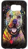 Samsung Galaxy S7 Cases, S7 Case - Beware of Pit Bulls Slim Fit Shock-Absorption Bumper,TPU Case,Anti-Scratch Black Bumper Back Cover Case for Samsung Galaxy S7