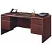 Sauder Executive Desk (Classic Cherry) (29.5h x 65.5w x 29.5d)