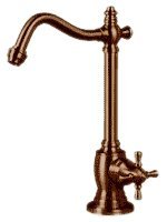 Annapolis Hot Water Filtration Faucet with Cross Handle Finish: Antique Bronze