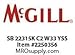 McGill SB 22315K C2 W33 YSS