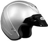 KBC TOURCOM SILVER MOTORCYCLE Open-Face-Helmet