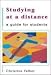 Studying at a distance: A Guide for Students