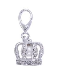 Genuine Zable (TM) Product. 925 Sterling Silver Crown Charm. 100% Satisfaction Guaranteed.
