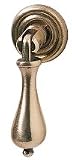 Drop Pull - Pendant Pull on round backplate