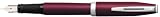 Sheaffer Pen Fountain Pen, w/ Rubber Grip, Chrome Clip, Cranberry Barrel