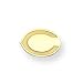 14K Chicago Bears Round C Bears Post Earrings