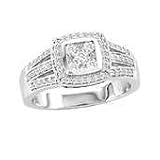 .50ct Diamond Ring in 14K White Gold