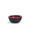Kitchen & Housewares : Small Red and Black Wooden Bowl By Abbott
