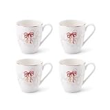 Mikasa Love Story Holiday Mugs, Set of 4