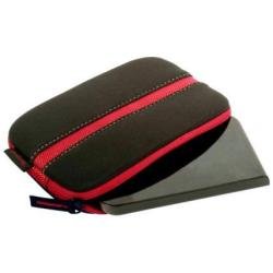 TARGUS Mini Hard Disk Drive Skin fuer 6,4cm 2,5Zoll HDDs schwarz / rot neopren Preisvergleich