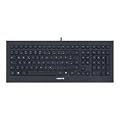 CHERRY STRAIT Corded Keyboard (DE) USB ultraflach black