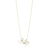 Monserat De Lucca Brass Bicycle Necklace, 29