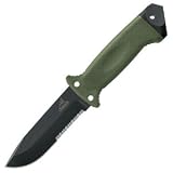 LMF II ASEK, Green Handle, Combo, w/Safty Knife & Nylon She.