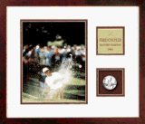Fred Couples Framed Autographed Golf Ball with 8x10 Photograph