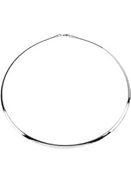 04.00 Mm Sterling_14K Goldy Reversible Omega Sterling Silver & 14K Gold Yellow Ch878 16 Inch