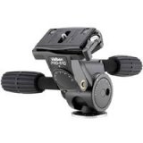 Velbon PHD61Q Magnesium 3-Way Pan/Tilt Large Head with Quick Release, Max Load: 11 lbs., (5 kg).