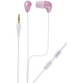 Buy Now at Amazon.com: JVC HAFX33P Marshmallow In-Ear Stereo Headphone (Pink)