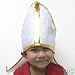Catholic Bishop Priest Mitre Costume Hat