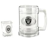 NFL Mug and Shot Glass Set - Oakland Raiders - B00019PJH4