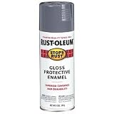 Rust-oleum 7786-830 Stop-rust Gloss Protective Enamel Spray Paint 12 Oz - Smoke Gray (Pack of 6)
