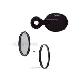 Tiffen 67MM Combo Kit -UV protector, Circular Polarizer and a Fishbomb 2 Pocket Filter Case