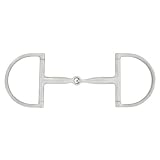 Metalab Brushed Hunter Dee Ring Snaffle Bit - 5"