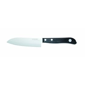 Kyocera KC Classic Series 5-1 2-Inch White Santoku Knife by Kyocera