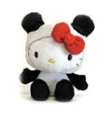 Hello Kitty 6" Plush, Panda Kitty Plush Doll Toy