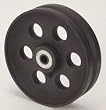 Industrial Grade 1NWG6 Caster Wheel, V Groove, 10 In, 3000 Lb