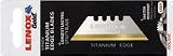 LENOX 20352-GOLD100D Titanium Edge Utility Knife Blade - 100 Pack in Dispenser
