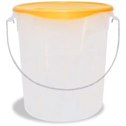Rubbermaid-Clear Round Storage Container (RCP572124CLE) Category: Food Storage Containers and Lids