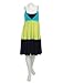 Colorblock Tiered Strappy Dress