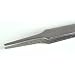 Wiha 49378 Stainless Steel Flat Round Professional Precision Tweezer, 120mm Overall Length, Satin Anti Glare