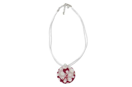 Alabama Crimson Tide Capiz Double Shell Cord Necklace