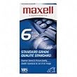 Maxell T-120 Std Standard Grade Videocassette For Time-Lapse Use