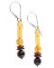 Multi Amber Beaded Earrings